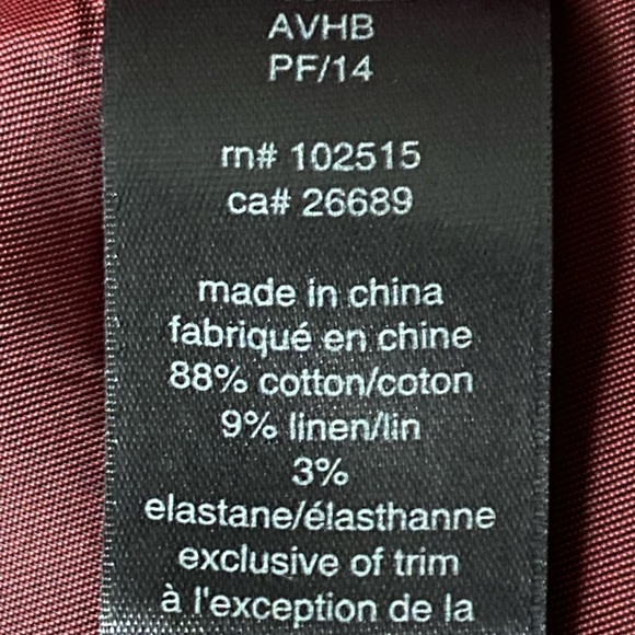 John Varvatos Luxe USA Linen Blend Double Breasted Plaid Trench Coat - M - Picture 15 of 16